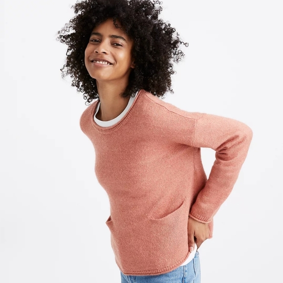 Madewell Sweaters - Madewell Dusty Rose Sweater XL